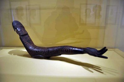 Carved arm