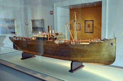 A detailed ship model