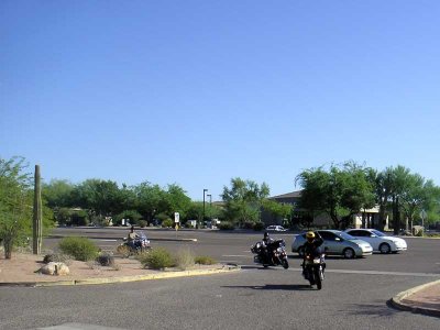 The guys arrive at Fountain Hills