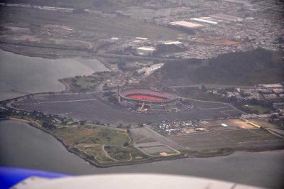 Candlestick Park, home of the San Francisco  49ers