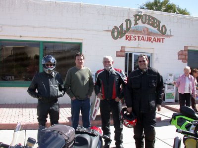 Geoffrey, Brad, Jim and Ron at the Old Pueblo
