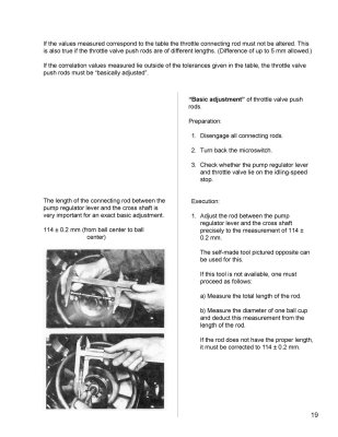 Porsche BOSCH MFI Manual - Check, Measure and Adjust - Page 19