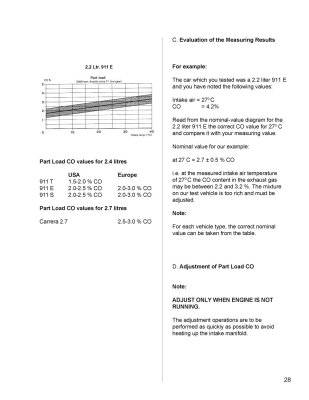 Porsche BOSCH MFI Manual - Check, Measure and Adjust - Page 28