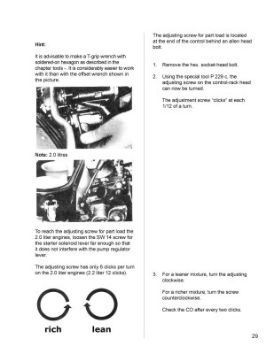 Porsche BOSCH MFI Manual - Check, Measure and Adjust - Page 29