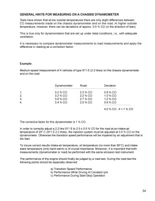 Porsche BOSCH MFI Manual - Check, Measure and Adjust - Page 34