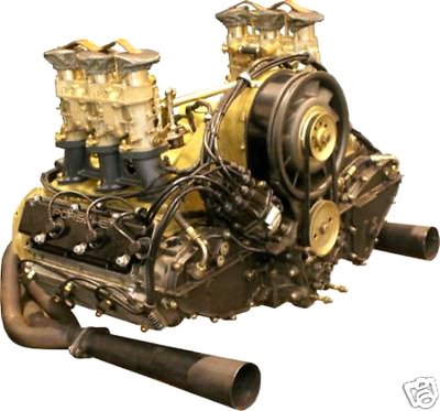 Porsche Normally Aspirated Racing Engine using a 225mm Small Fan