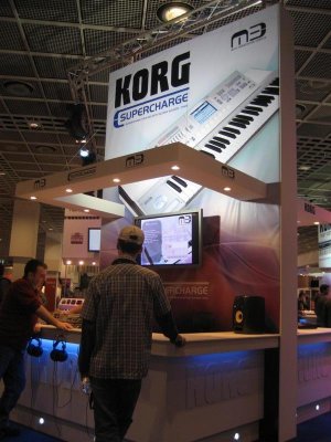 Bright and open Korg toy store
