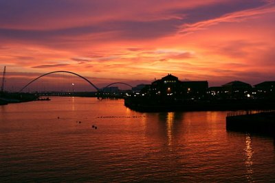 Sunrise Across The River Tees