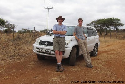 Back in Kenya: Rick and Daan