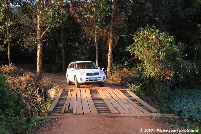 The entry road to Mllers Mountain Lodge