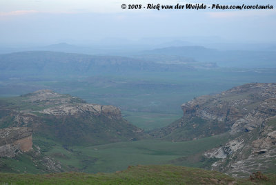 Roughs mountains of the Drakensberg Escarpment