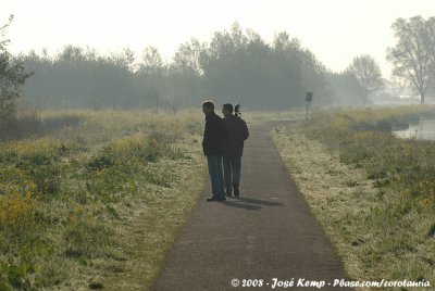 Daan and Rick birding at the Big Birding Day