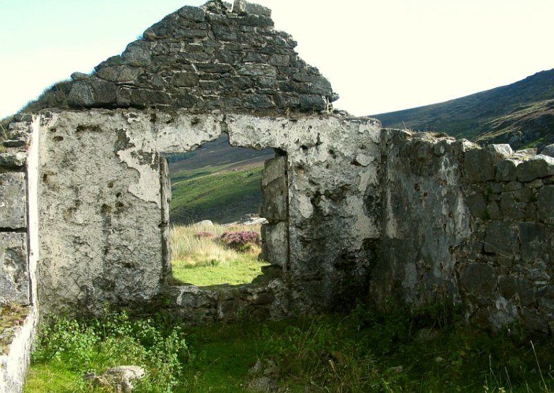 ruins
on the Wicklow Mountains