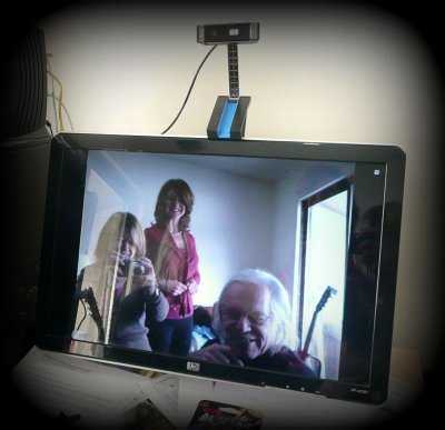 in the webcam