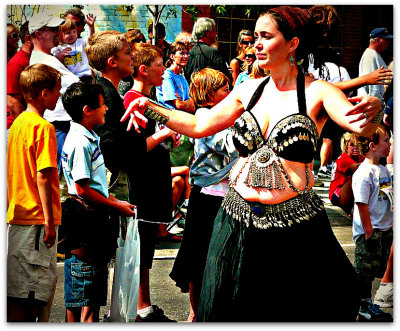 sweet pea parade belly dancer