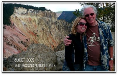 sue and vince at yellowstone