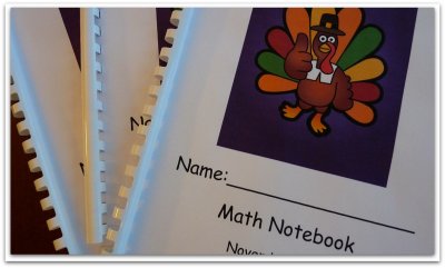 november math notebooks