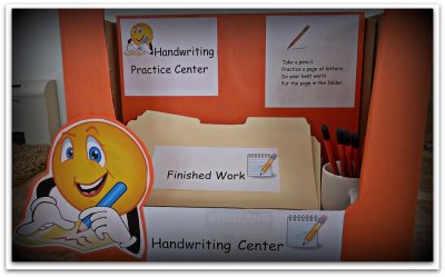 Kindergarten Handwriting Learning and Practice Center