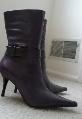 new purple booties