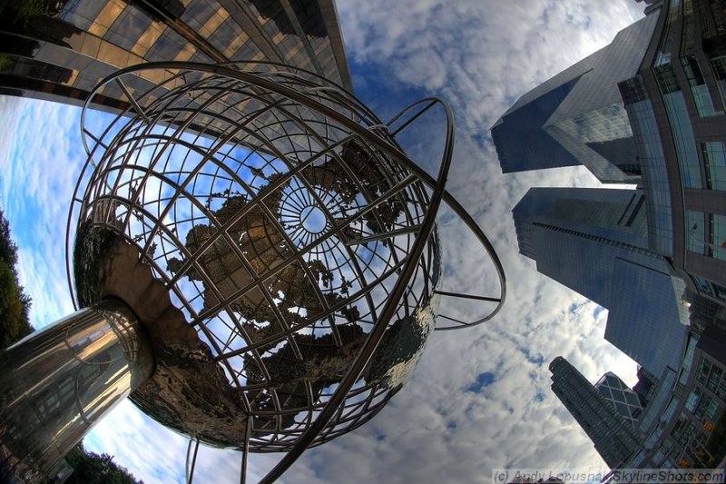 Columbus Circle & the Time Warner Towers in HDR