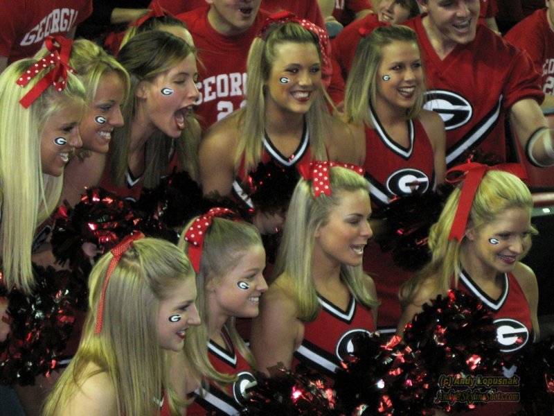 University of Georgia cheerleaders