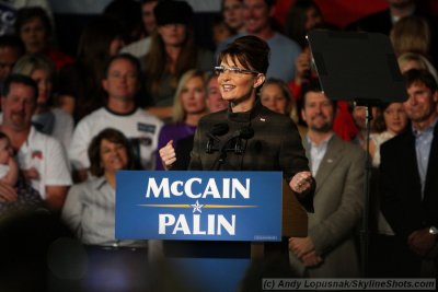 Republican Vice Presidential nominee Sarah Palin Campaign Rally