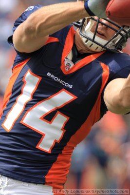 Denver Broncos' WR Brandon Stokley