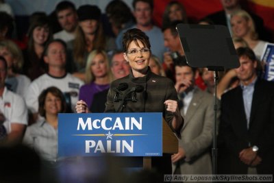 Republican Vice Presidential nominee Sarah Palin