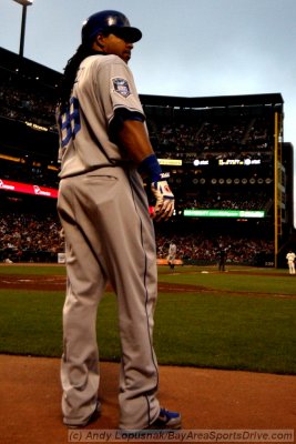 Los Angeles Dodgers outfielder Manny Ramirez