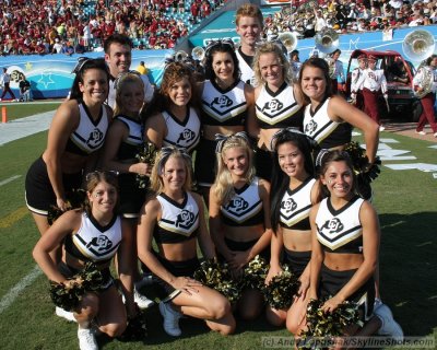 University of Colorado cheerleaders