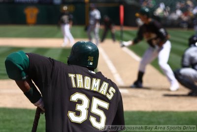 Oakland A's DH Frank Thomas