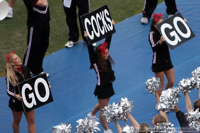 Univ. of South Carolina cheerleaders