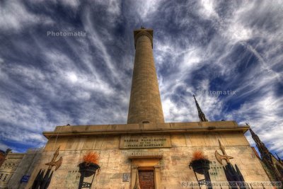 Baltimore's Washington Monument in HDR
