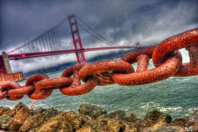 Golden Gate Bridge in HDR