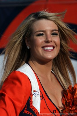 Denver Broncos cheerleader