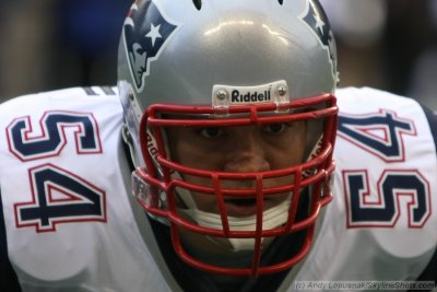 New England Patriots linebacker Tedy Bruschi