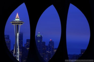 Seattle at Night from Queen Anne Hill