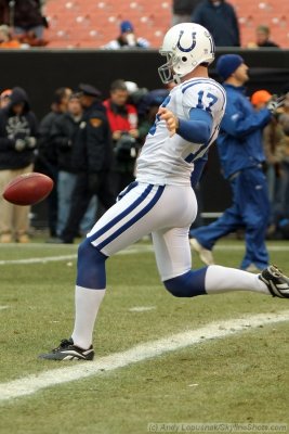 Indianapolis Colts punter Hunter Smith