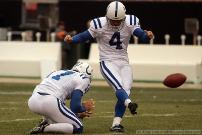 Indianapolis Colts kicker Adam Vinieteri