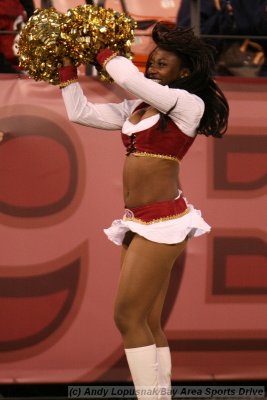 San Francisco 49ers cheerleader