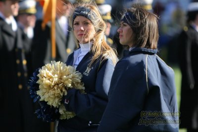 Naval Academy cheerleaders