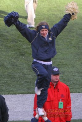 Naval Academy cheerleaders