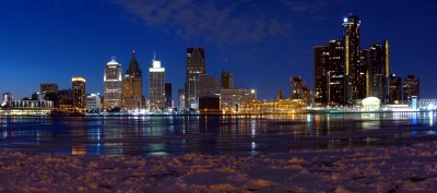 Detroit at Night