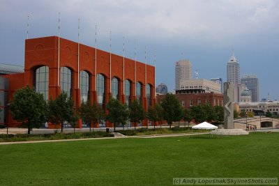 NCAA Hall of Champions and downtown Indianapolis