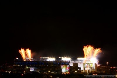 Super Bowl XLIII postgame fireworks