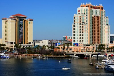Tampa's downtown Embassy Suites & Marriot Waterside