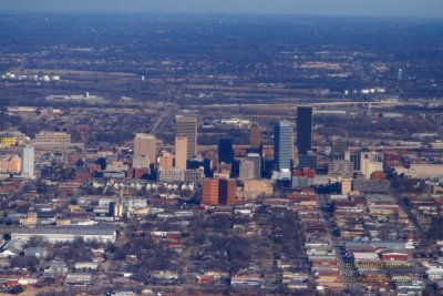 Aerial of Oklahoma City
