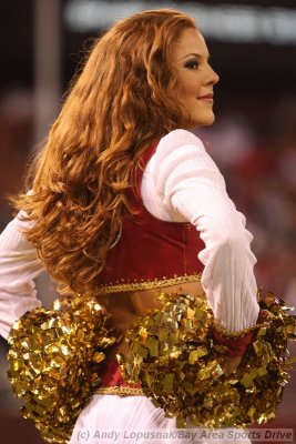 San Francisco 49ers cheerleader