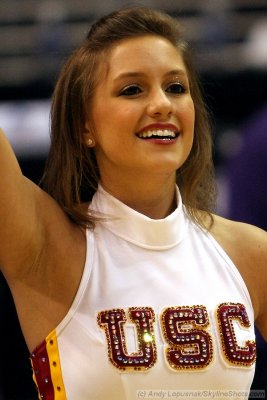 USC Trojans cheerleader
