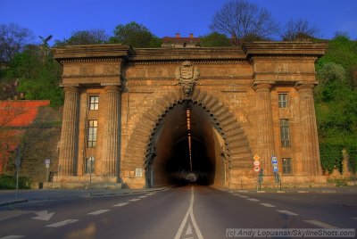 Tunnel to the Castle District in HDR